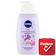 NIVEA Kids Magic Berry 3in1 tusfürdő, sampon és balzsam kamilla és bio aloe vera kivonattal 500 ml  1. kép