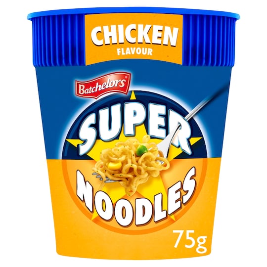 Batchelors Super Noodle Pots Chicken 75G Tesco Groceries