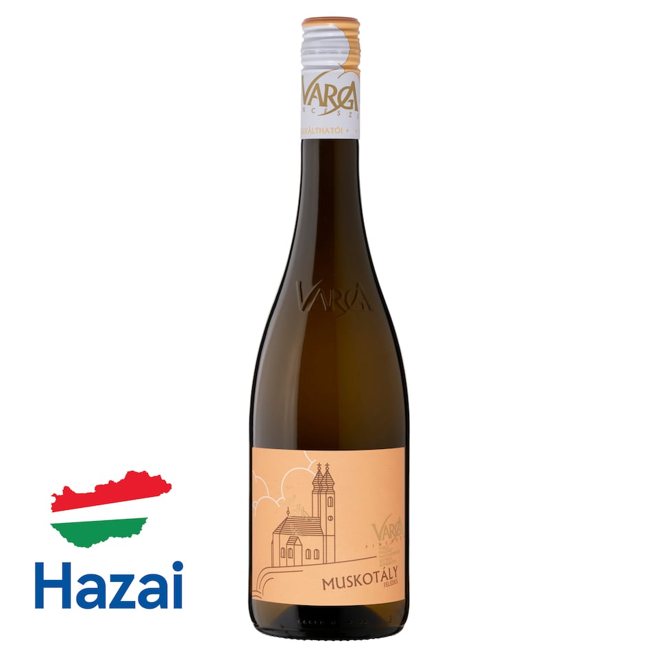 Varga Muskotály félédes fehérbor 0,75 l