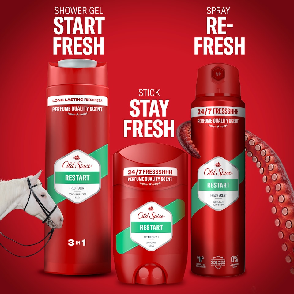 Obrázek 1 pro produkt Old Spice Restart Tuhý Deodorant Pro Muže 50ml
