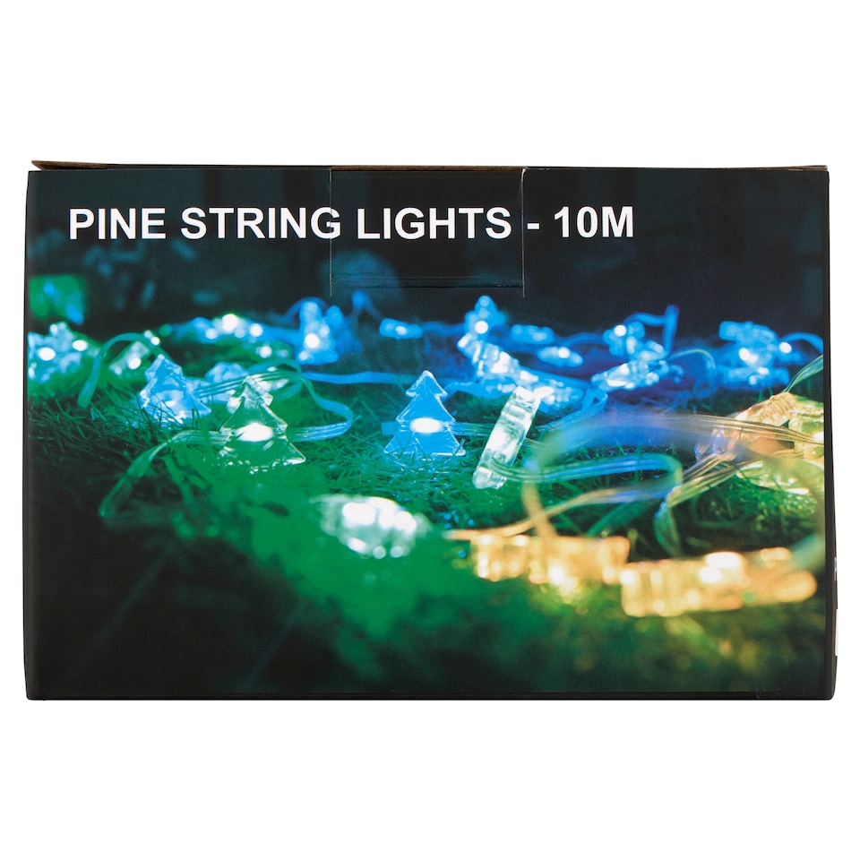 image 1 of Silver Line Christmas String Lights 10 m