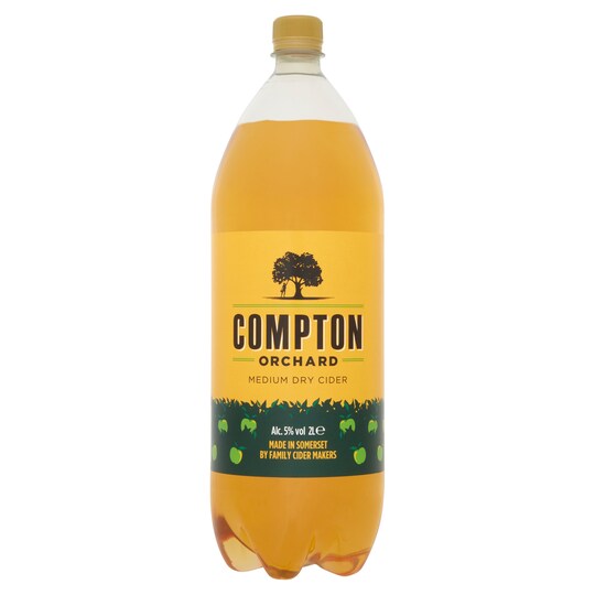Compton Orchard Medium Dry Cider 2L Tesco Groceries