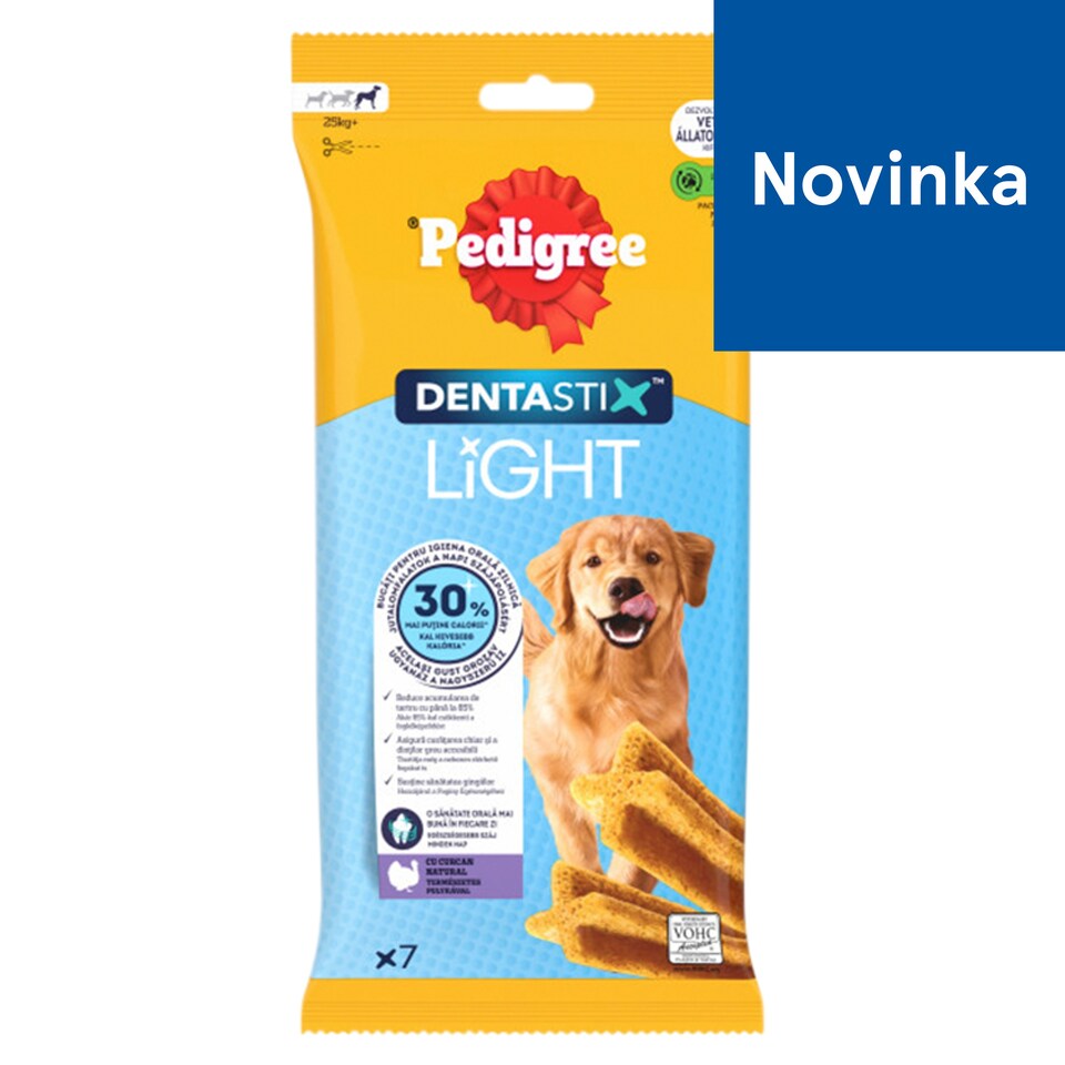 Pedigree DentaStix Light with Natural Turkey Complementary Food For Dogs Over 4 Months Old 152 g