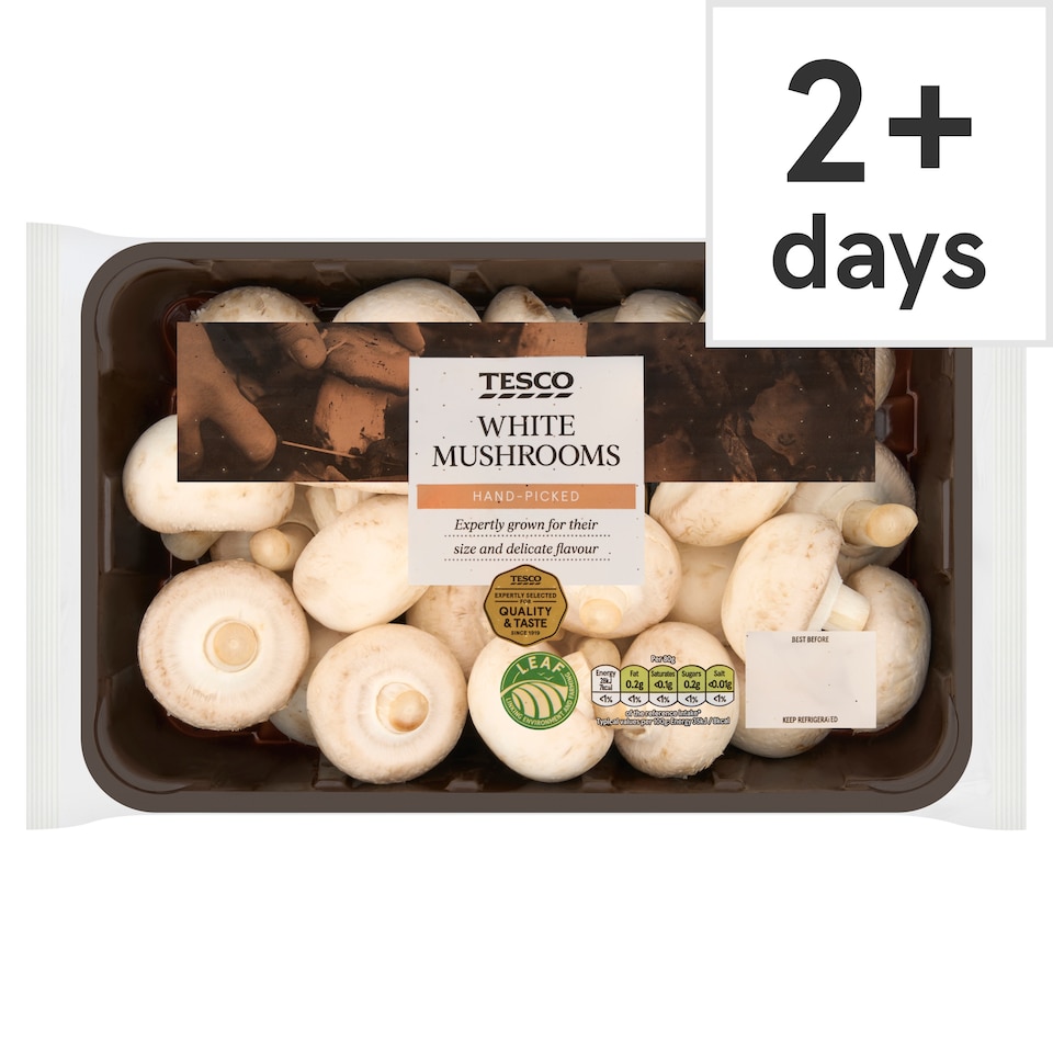 Tesco Family Pack Mushrooms 625G