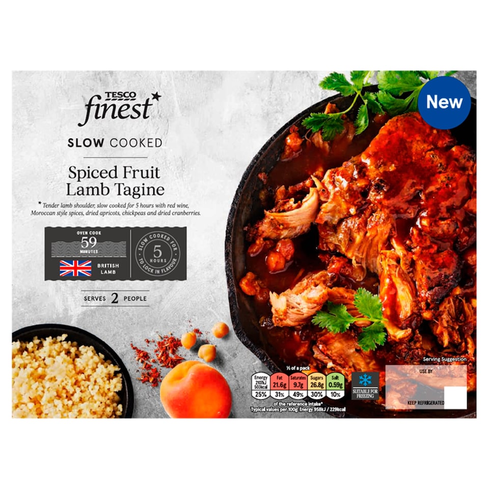 Tesco Finest Spiced Fruit Lamb Tagine 530g