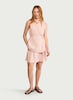 image 1 of F&F Lyocell Rich Pleated Co-ord Shorts in Pink