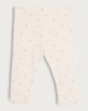image 2 of F&F Baby 3-Pack Cotton Rich Ribbed Leggings in Pink