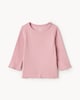image 3 of F&F Baby 5-Pack Cotton Rich Ribbed Tops in Pink