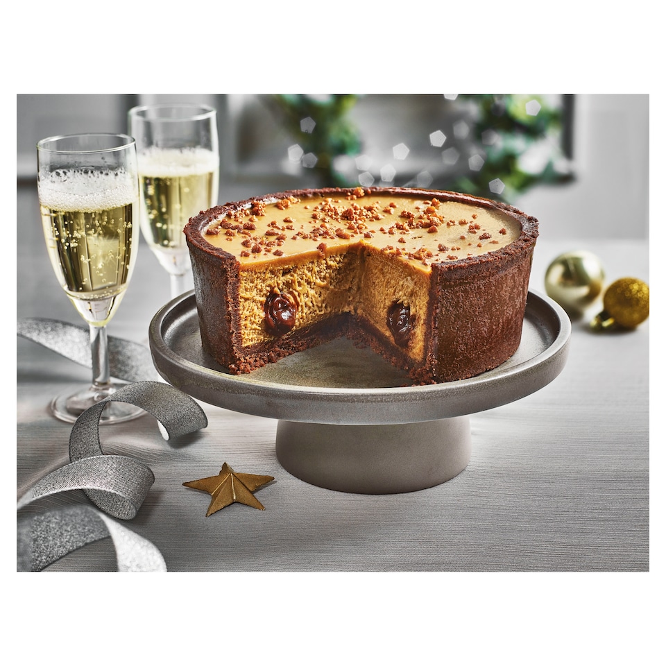 image 1 of 83. Tesco Finest Caramelised Biscuit & Belgian Chocolate Highwall Cheesecake 650g (Serves 6)