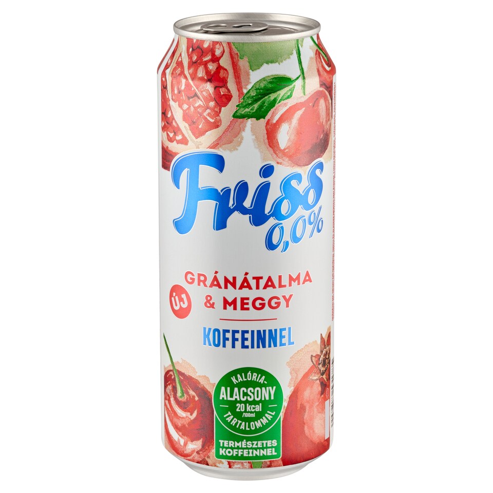 Friss 0,0% gránátalma-meggy ízű üdítőital és alkoholmentes malátaital keveréke 0,5 l  1. kép