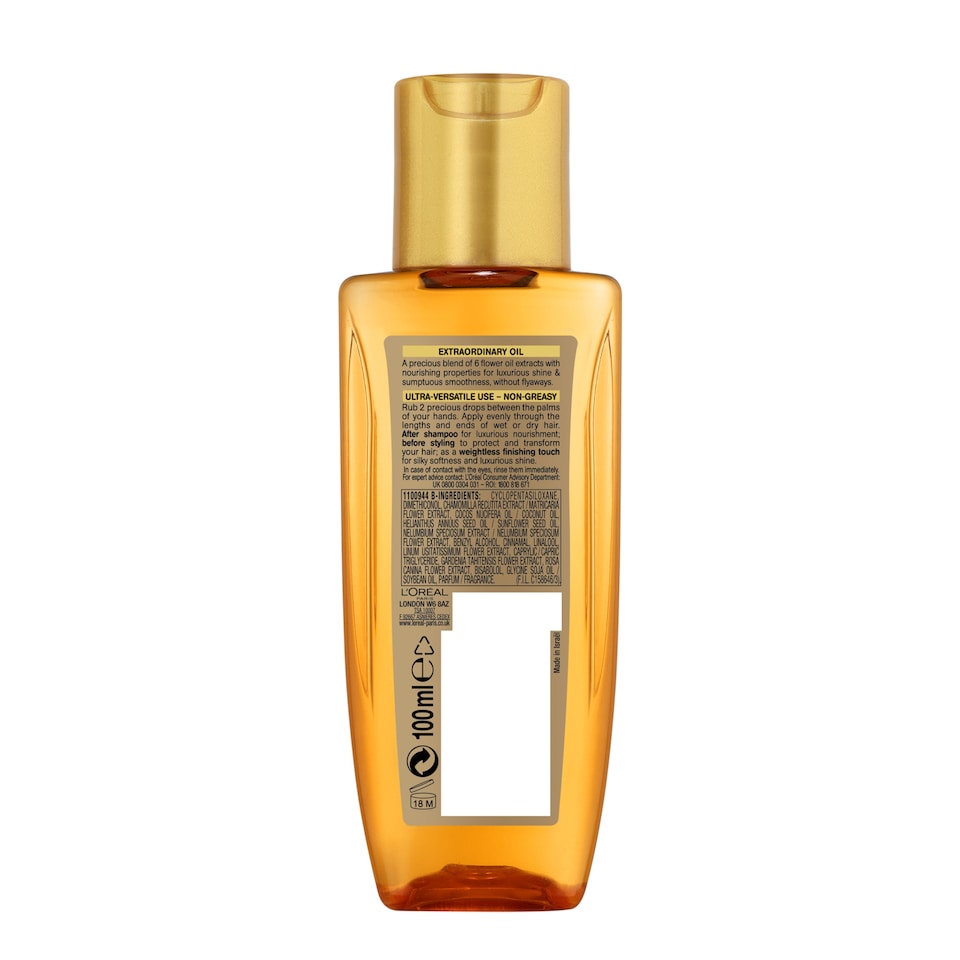 image 1 of L'Oreal Elvive Ext/ord Oil All Hair Types 50ml