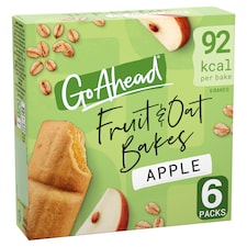 GO AHEAD Fruit & Oat Bakes Apple 6 packs 150g