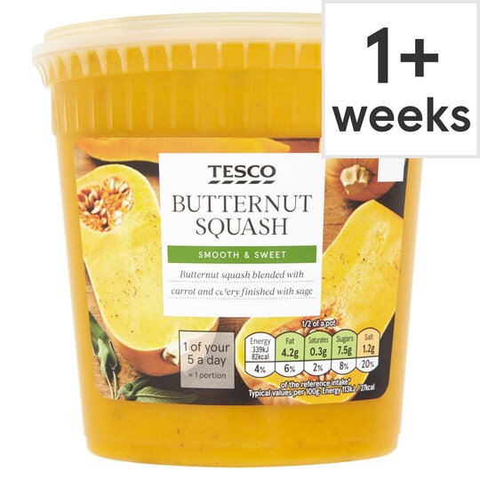 Tesco Butternut Squash Soup 600G Tesco Groceries