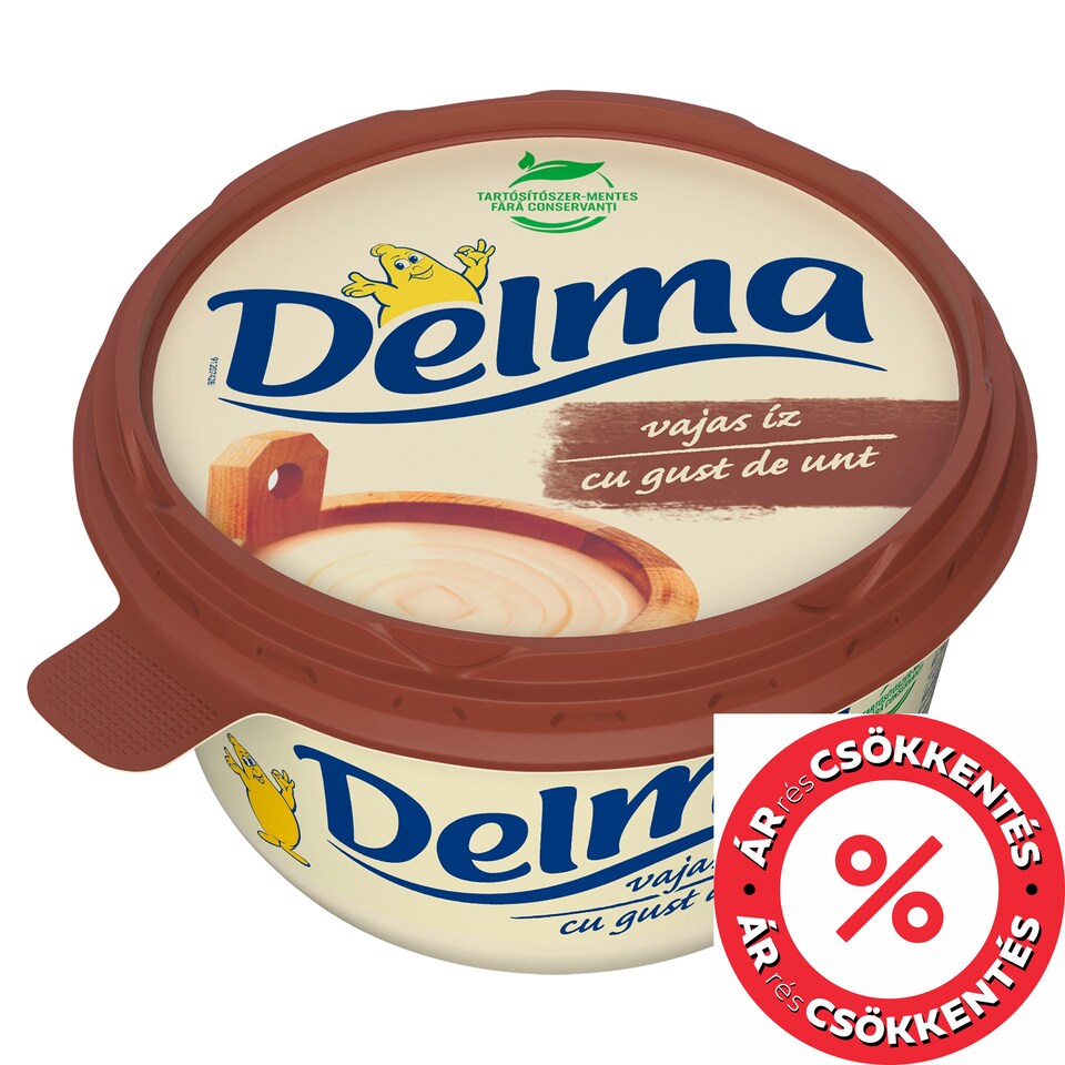Delma vajas ízű félzsíros margarin 39% 450 g
