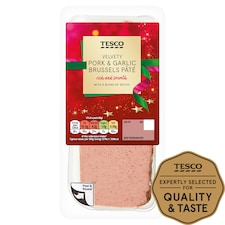 Tesco Pork & Garlic Brussels Pate 200G