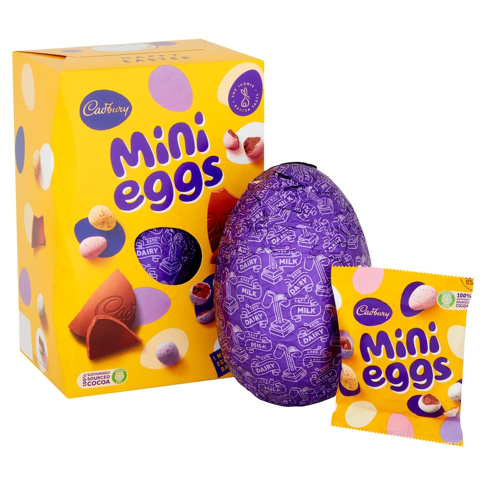 image 1 of Cadbury Mini Eggs Chocolate Easter Egg 193.5g
