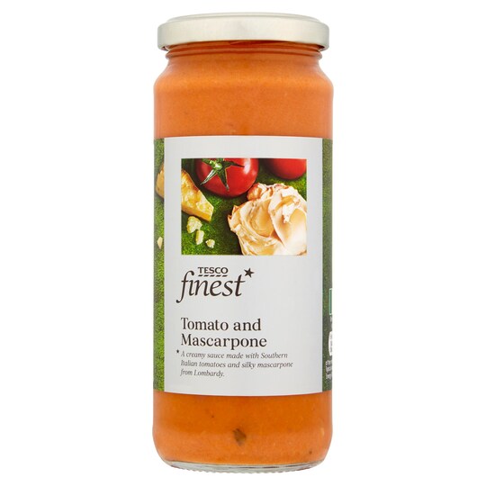 Tesco Finest Tomato Mascarpone Pasta Sauce 340G Tesco Groceries
