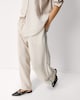 image 1 of F&F Polka Dot Wide Leg Trousers in Cream