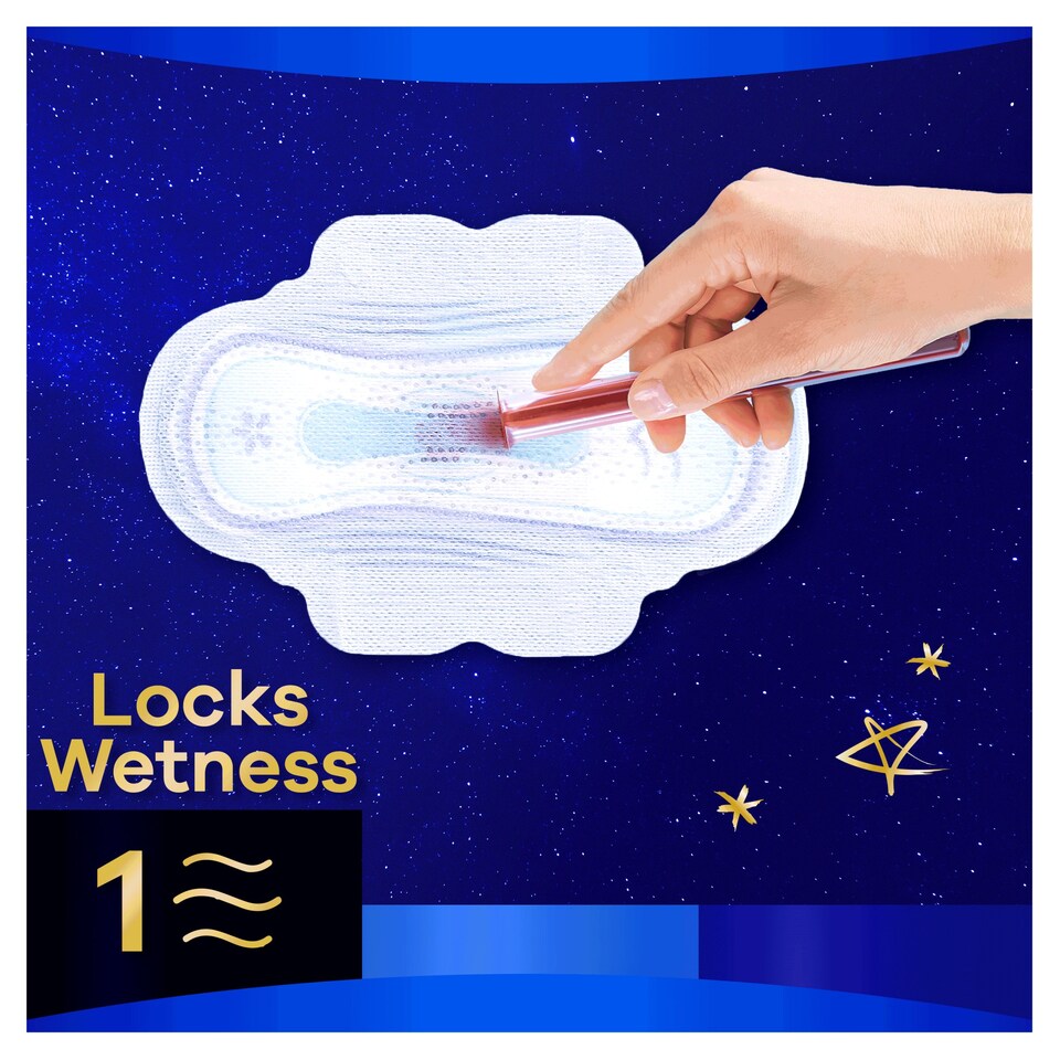 image 1 of Always Ultra Secure Night Sanitary Towels 9 Pack