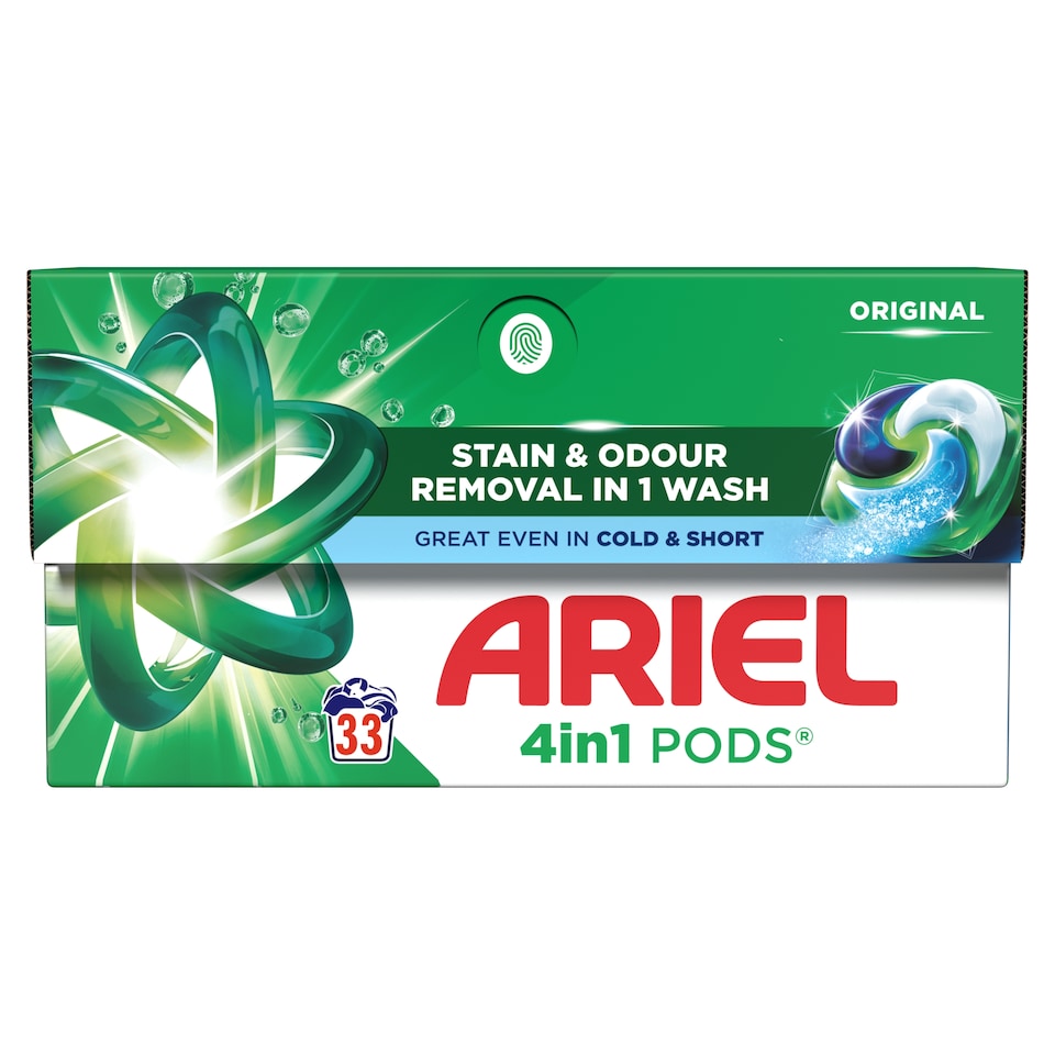 image 1 of Ariel Original Washing Pods 33 Washes 574.2g