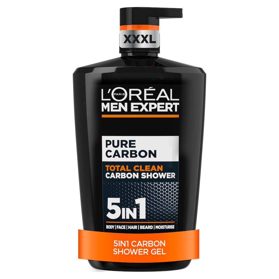 L'Oreal Men Expert Pure Carbon 5in1 Shower Gel 1L