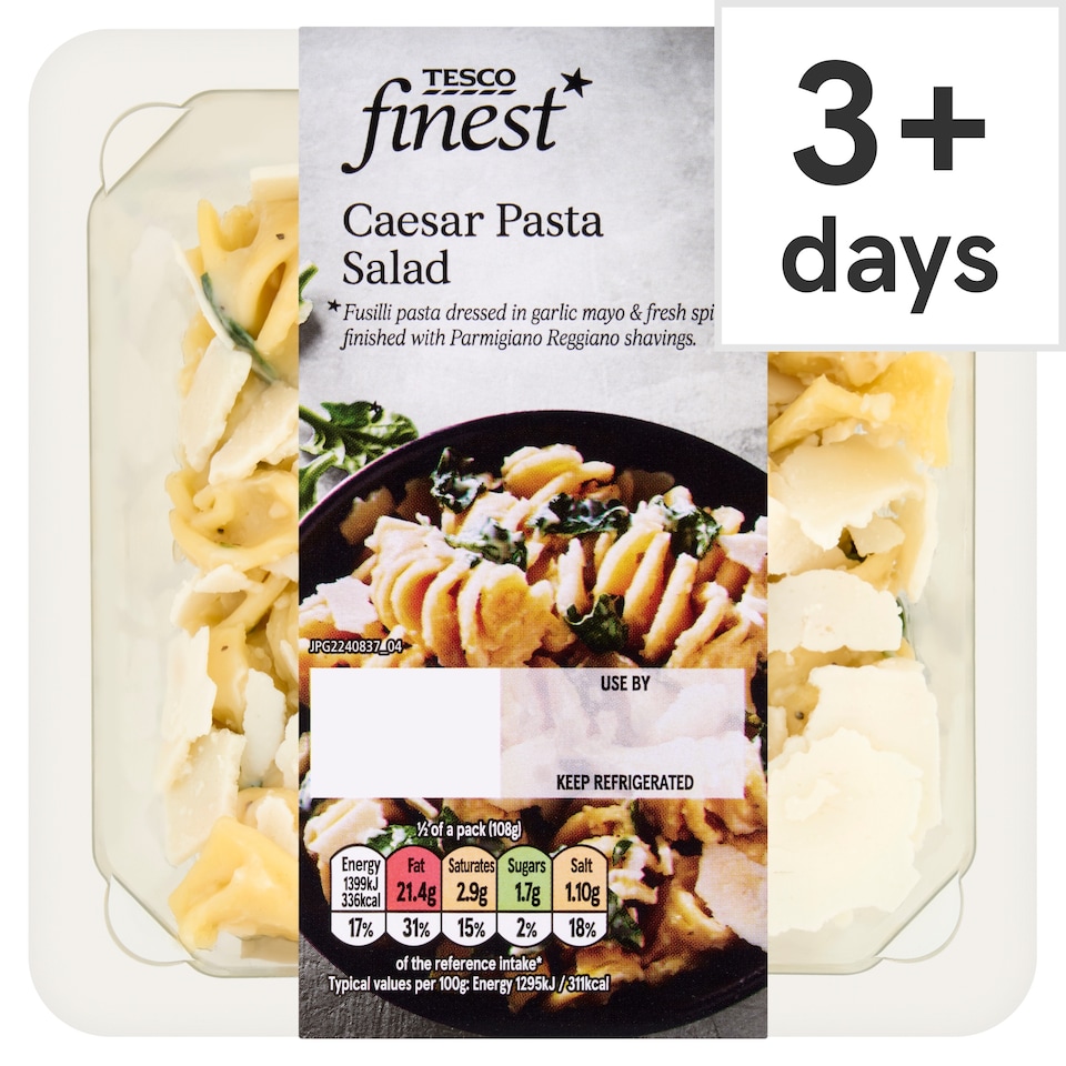 TESCO finest Caesar Pasta Salad 215g