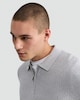image 1 of F&F Pure Cotton Herringbone Textured Jumper in Grey Marl