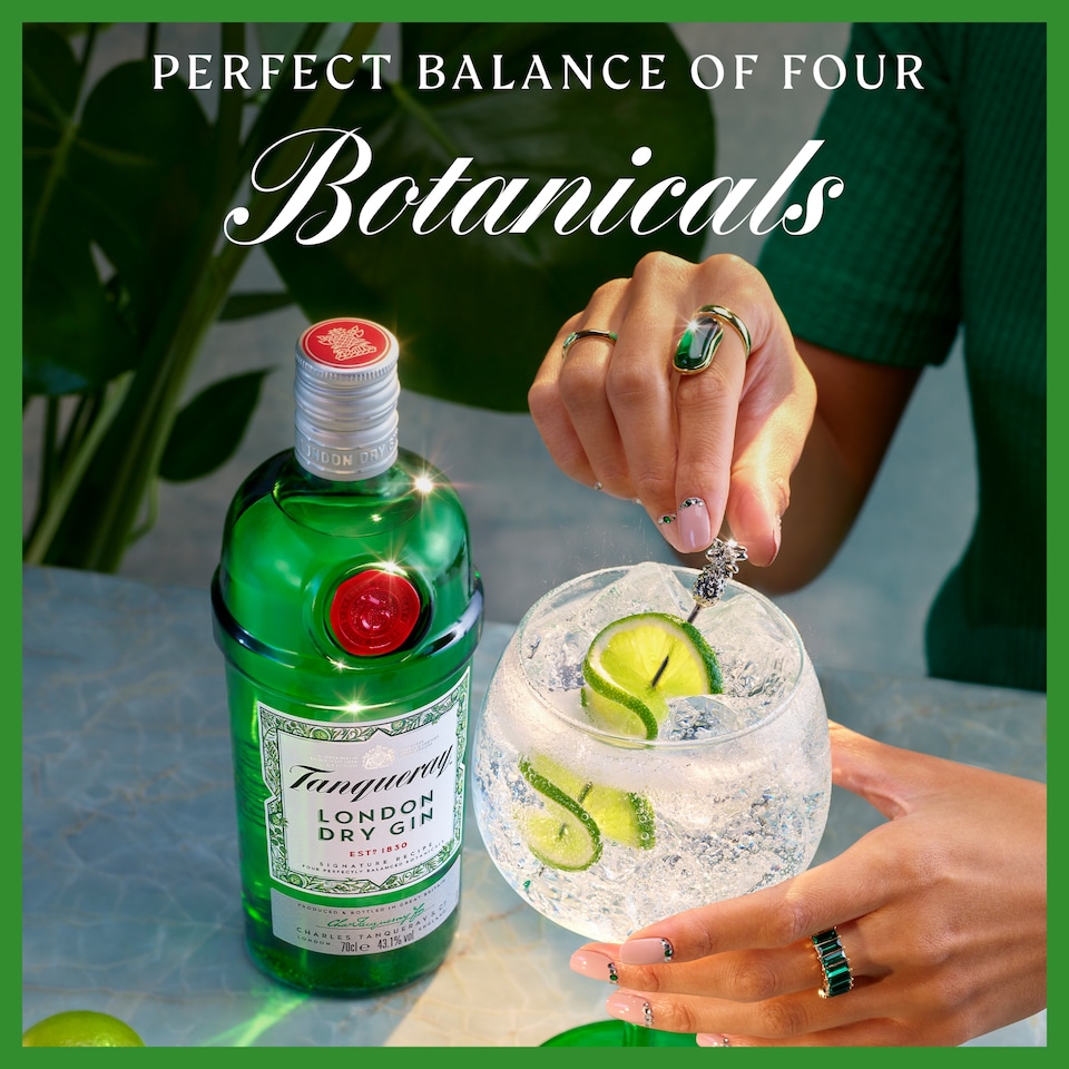 image 1 of Tanqueray London Dry Gin Bottle 41.3% Vol 70cl