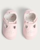 image 3 of F&F Baby Floral Embroidered Strap Touch Fastening Pre Walker Shoes in Pink