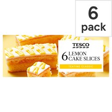 Tesco Lemon Cake Slices 6 Pack