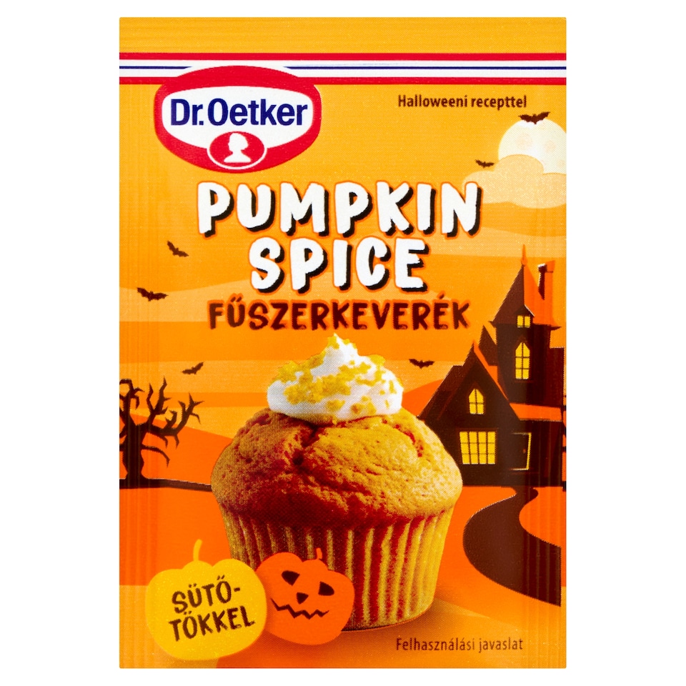 Dr. Oetker The Spooks of Halloween Pumpkin Spice fűszerkeverék sütőtökkel 8 g