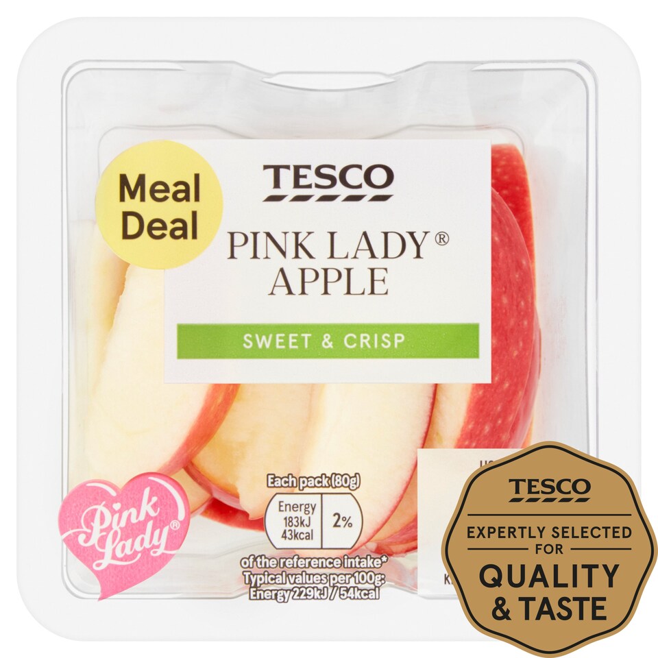 Tesco Pink Lady Apple Pot 80G Tesco Groceries
