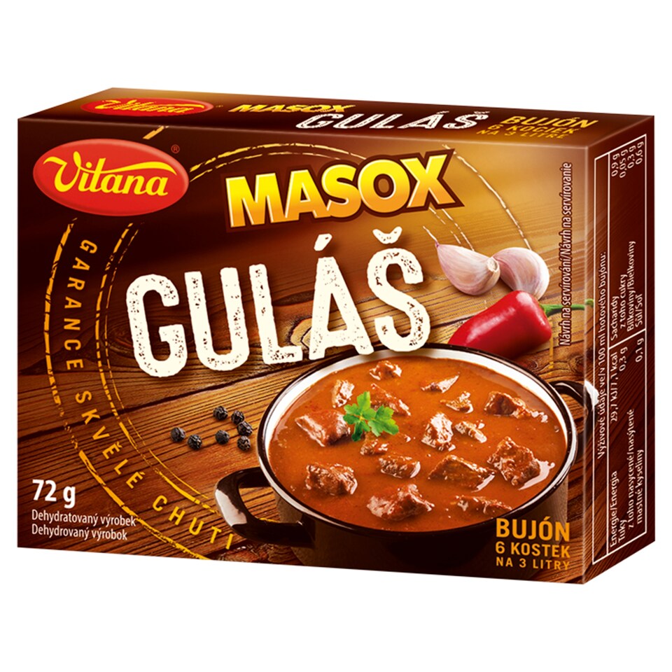 Vitana Masox guláš bujón 6 x 11g (66g)