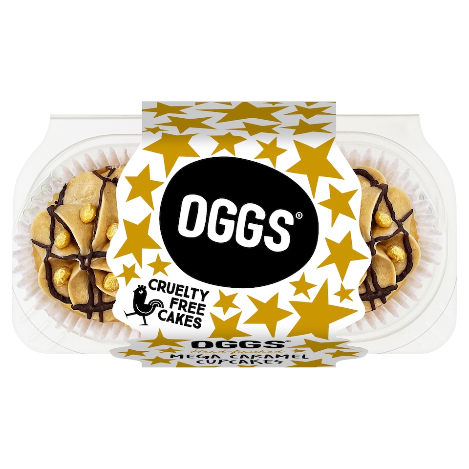 OGGS Mega Caramel Cupcakes 2 Pack
