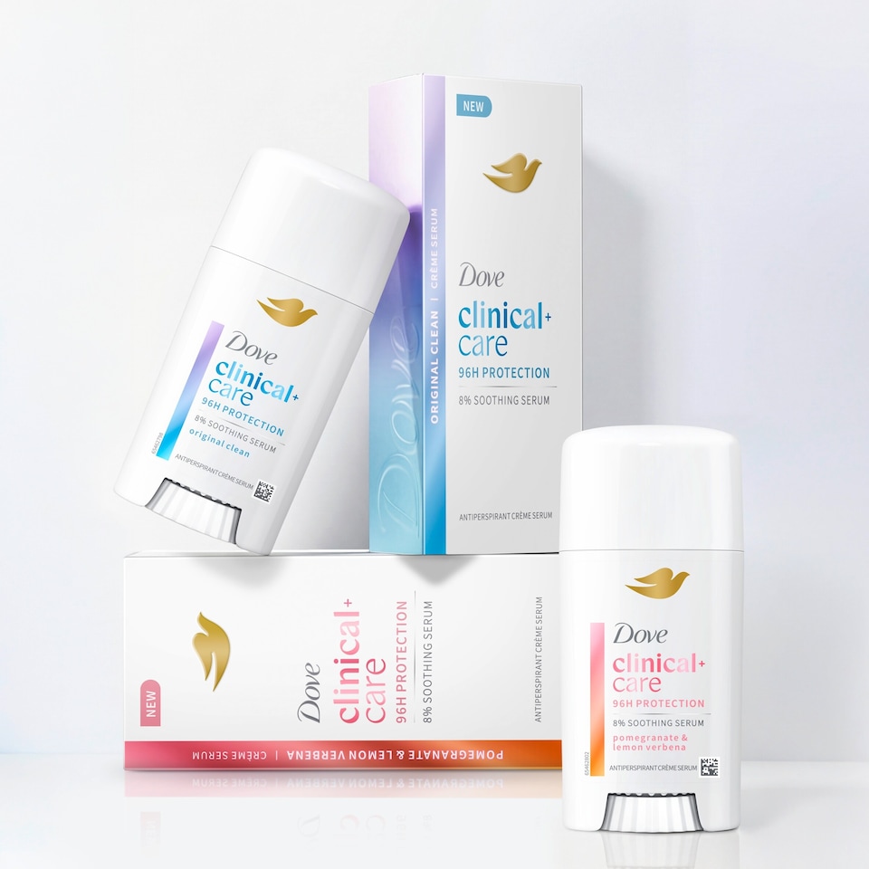image 1 of Dove Clinical Care Pomegranate & Lemon Verbena Antiperspirant Deodorant Soothing Serum Cream 60ml