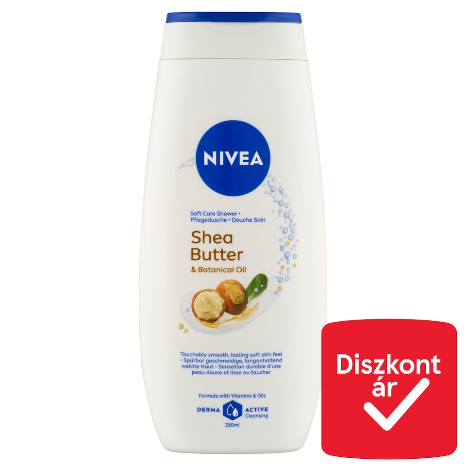 image 1 of NIVEA Shea Butter & Botanical Oil Care Cream Shower Gel 250 ml