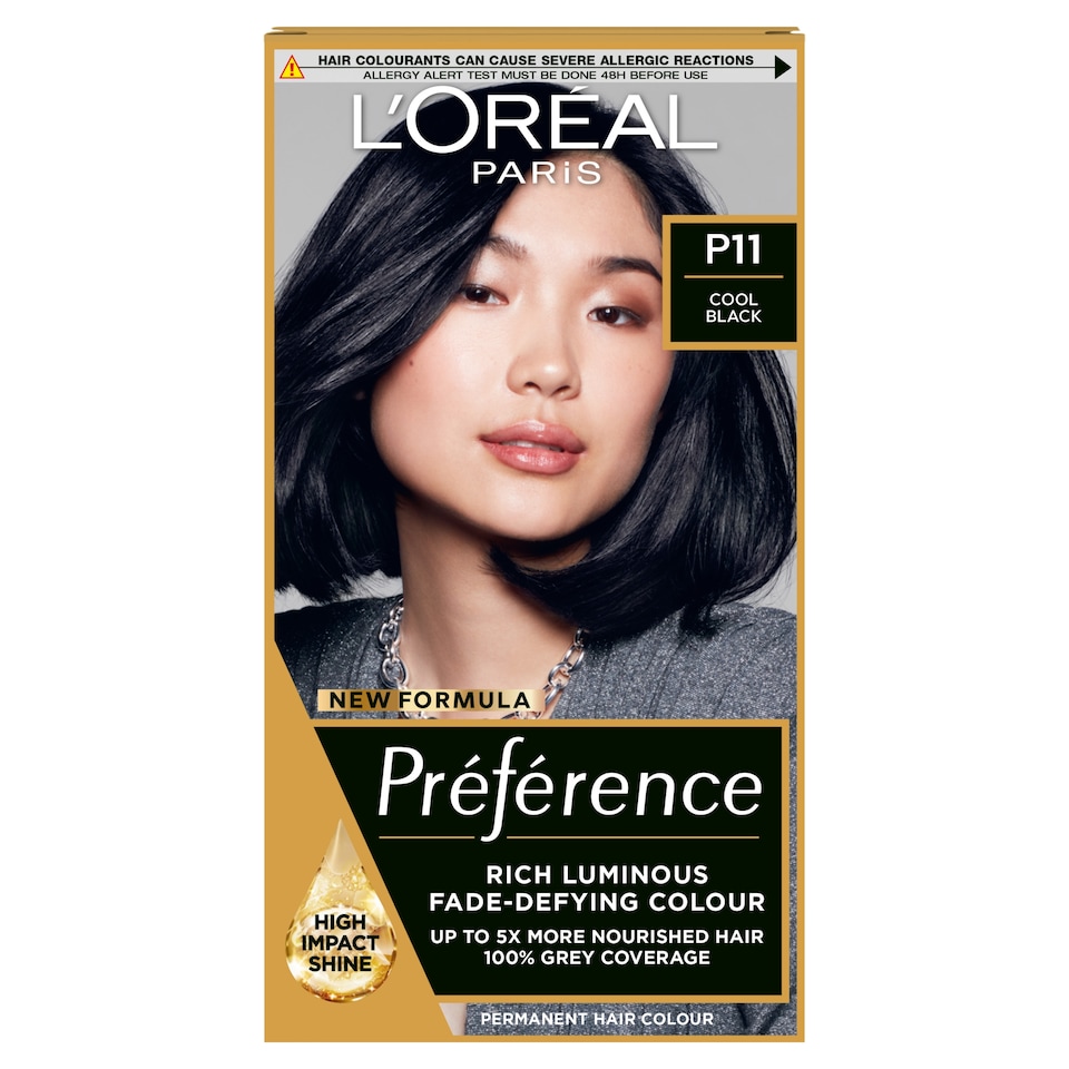image 1 of L'oreal Paris Preference Permanent Hair Dye P11 Cool Black