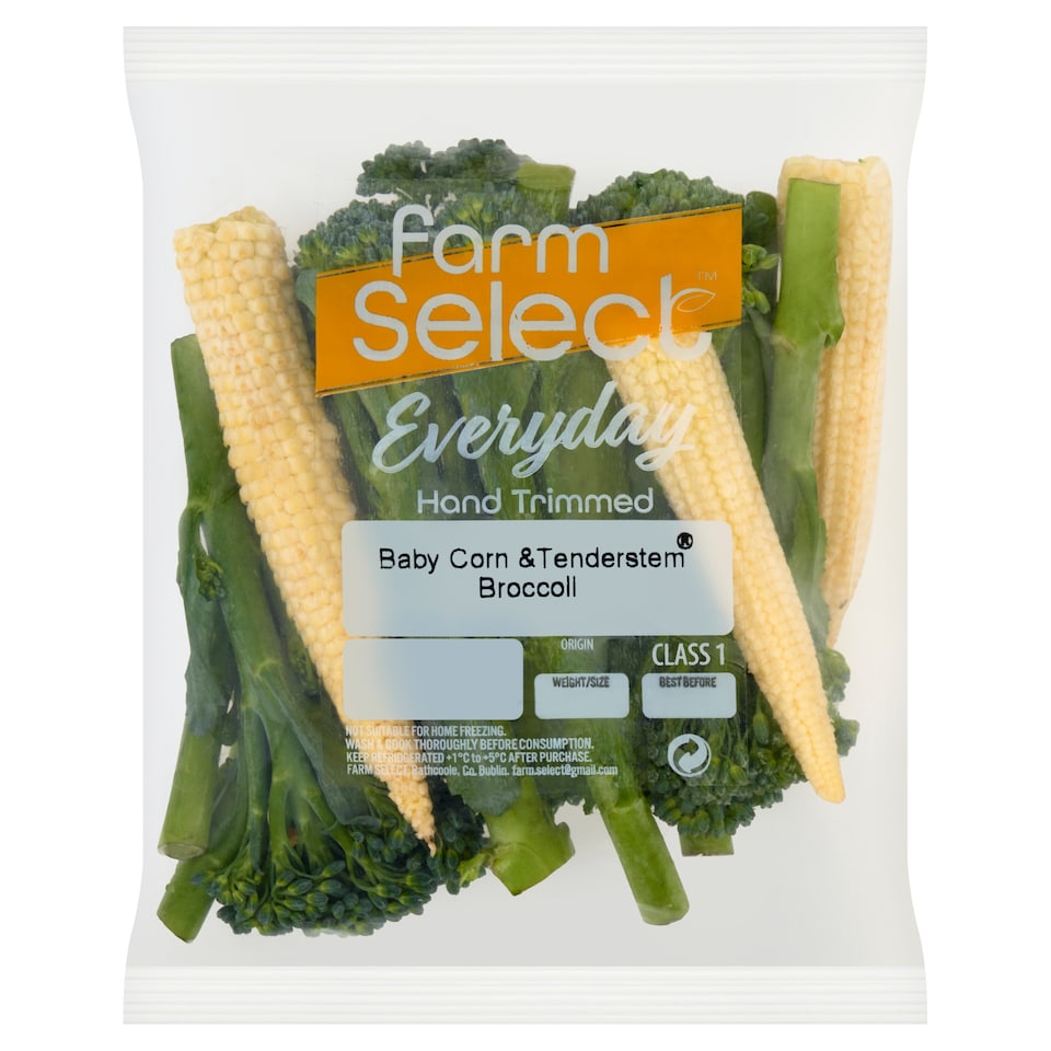 Farm Select Baby Corn and Tenderstem Broccoli 150g