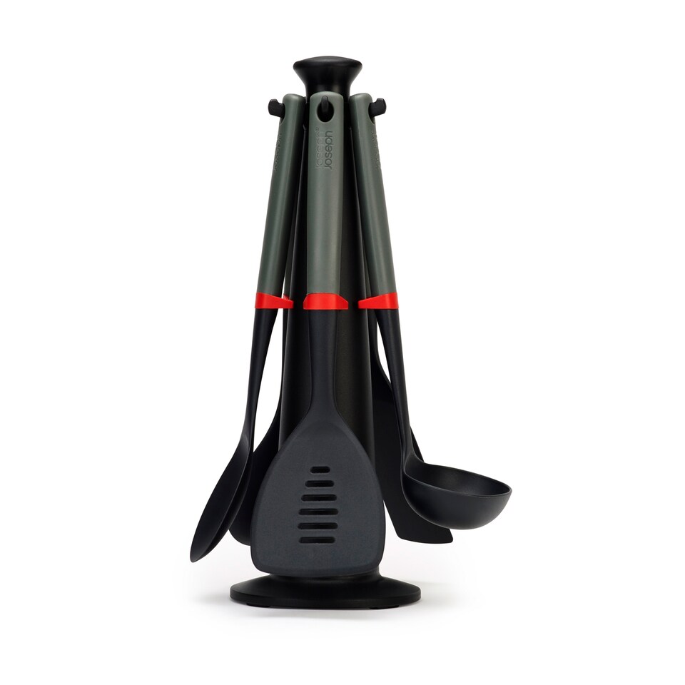 image 1 of Joseph Joseph Duo Utensil Set With Stand 5 Piece