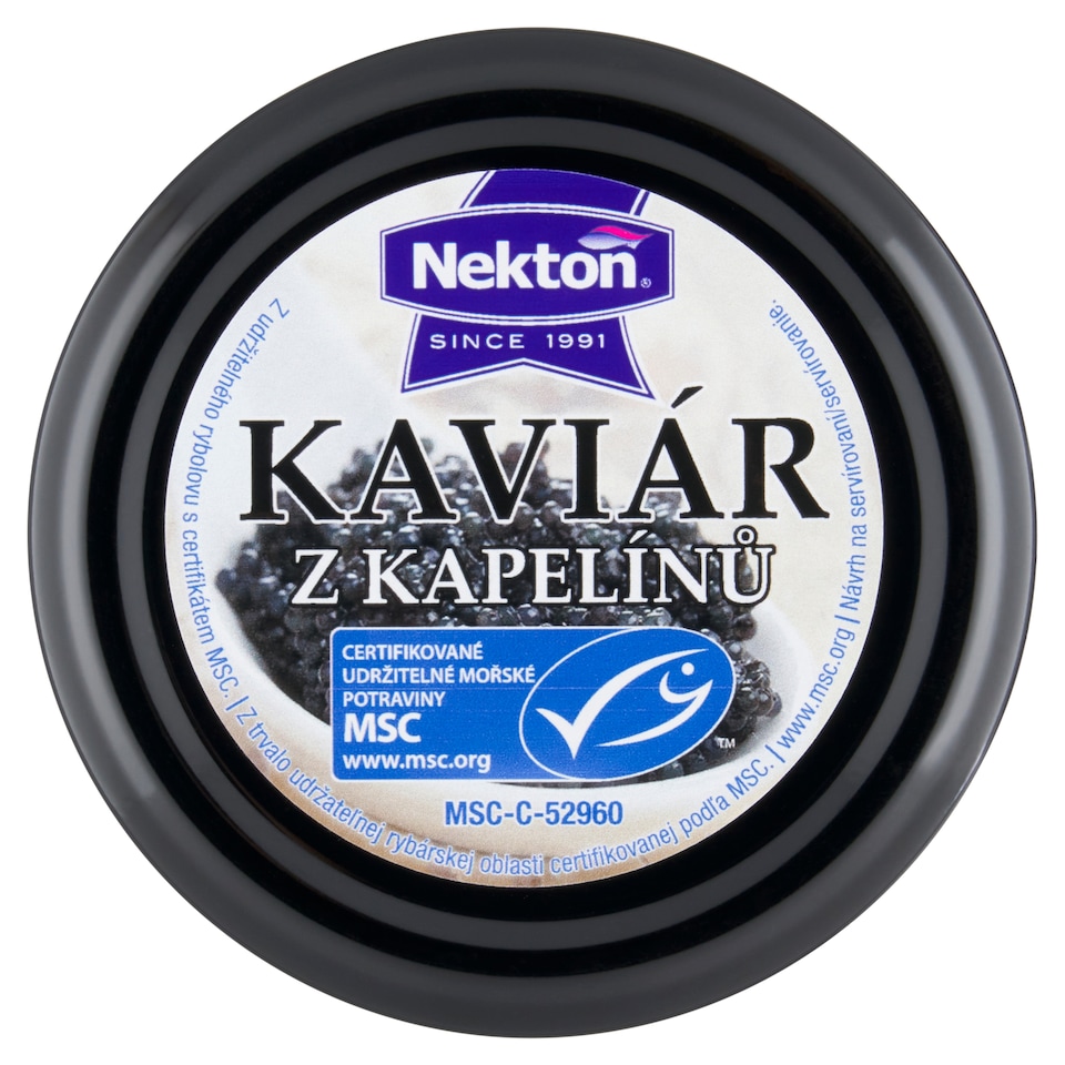 Nekton Kaviár z kapelínů černý 50g