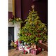 image 2 of Tesco Gold Glitter Star Hanging Christmas Decoration