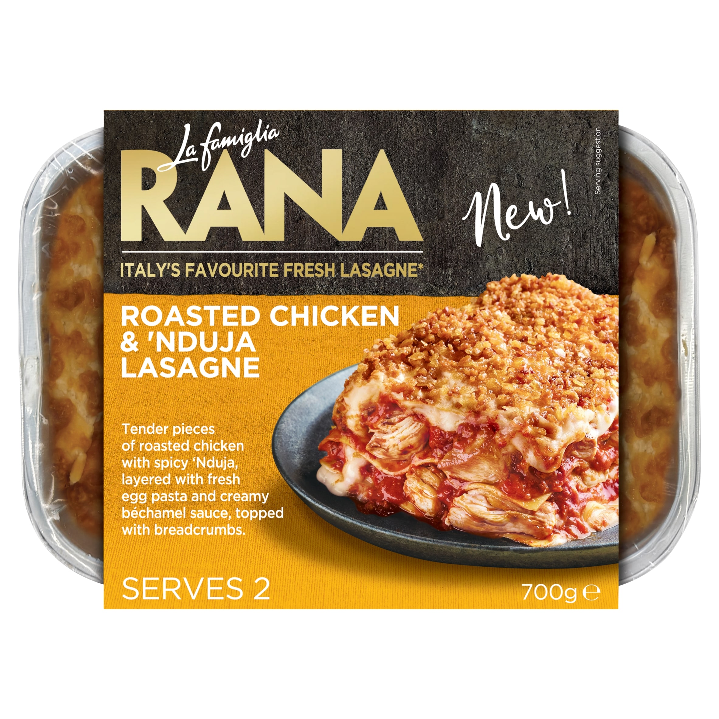 La Famiglia Rana Roasted Chicken & 'Nduja Lasagne 700g