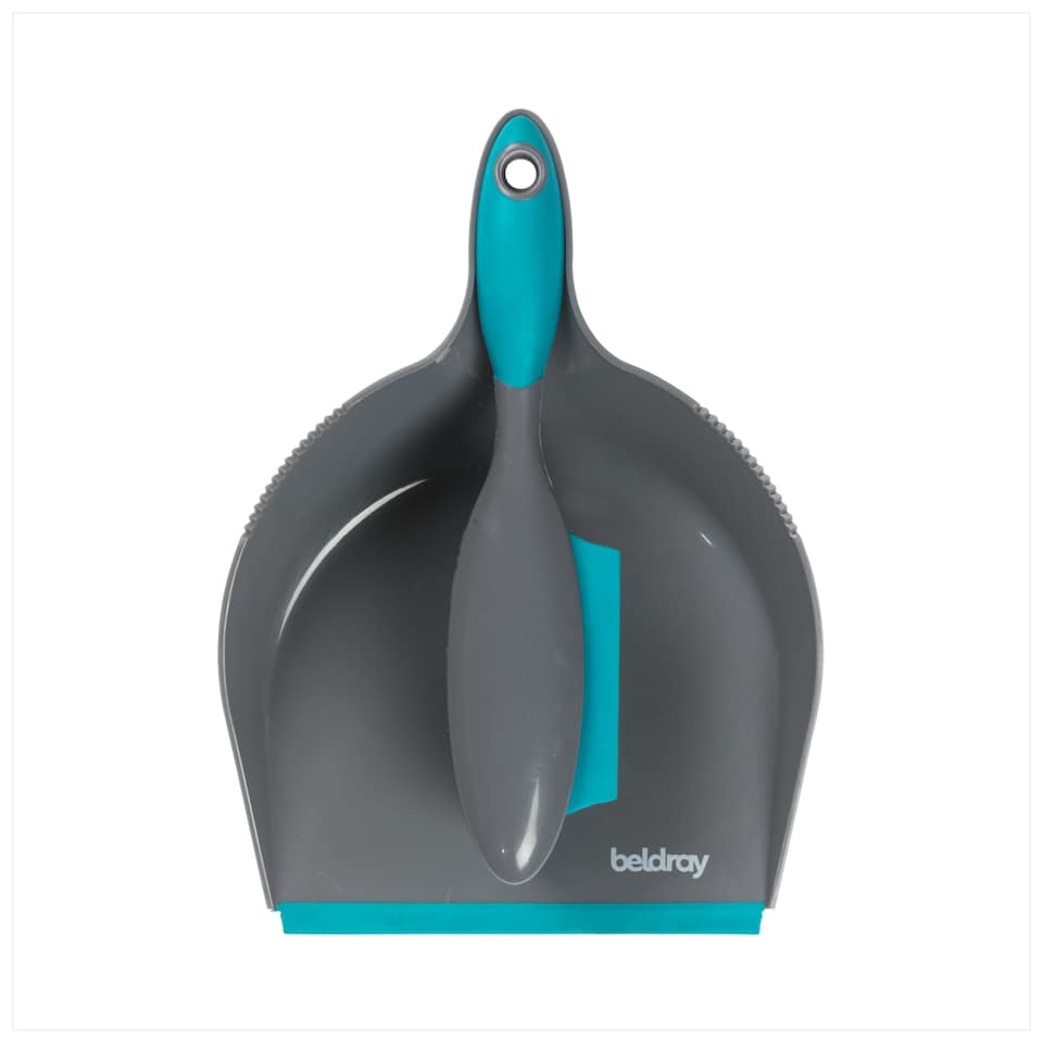 image 1 of Beldray Pet Plus Anti Bac Rubber Dustpan & Brush