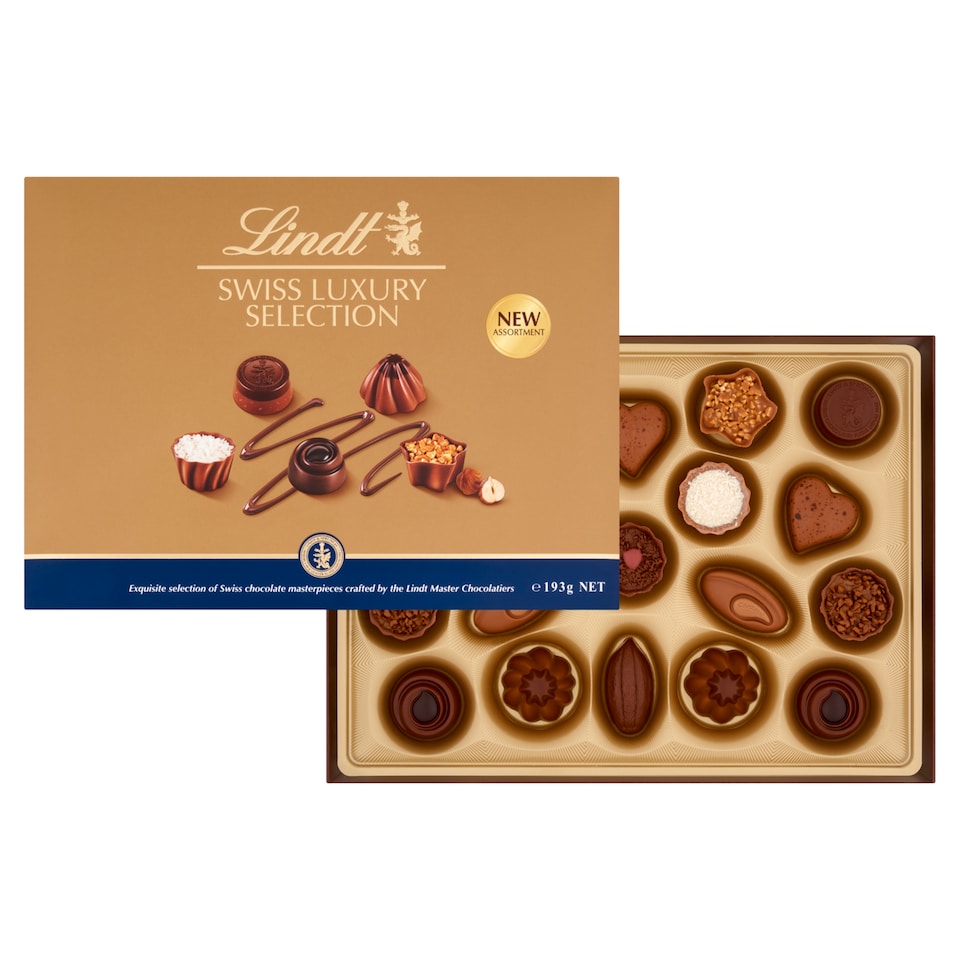 image 1 of Lindt Swiss Luxury Selection Assorted Chocolate Box 193G