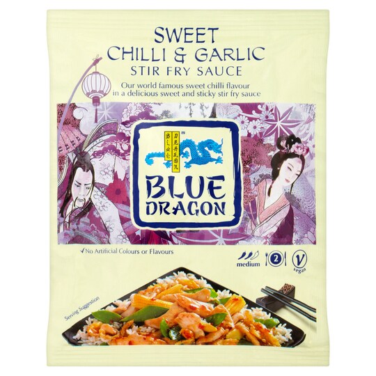 Blue Dragon Sweet Chilli & Garlic Stir Fry Sauce 120G Tesco Groceries