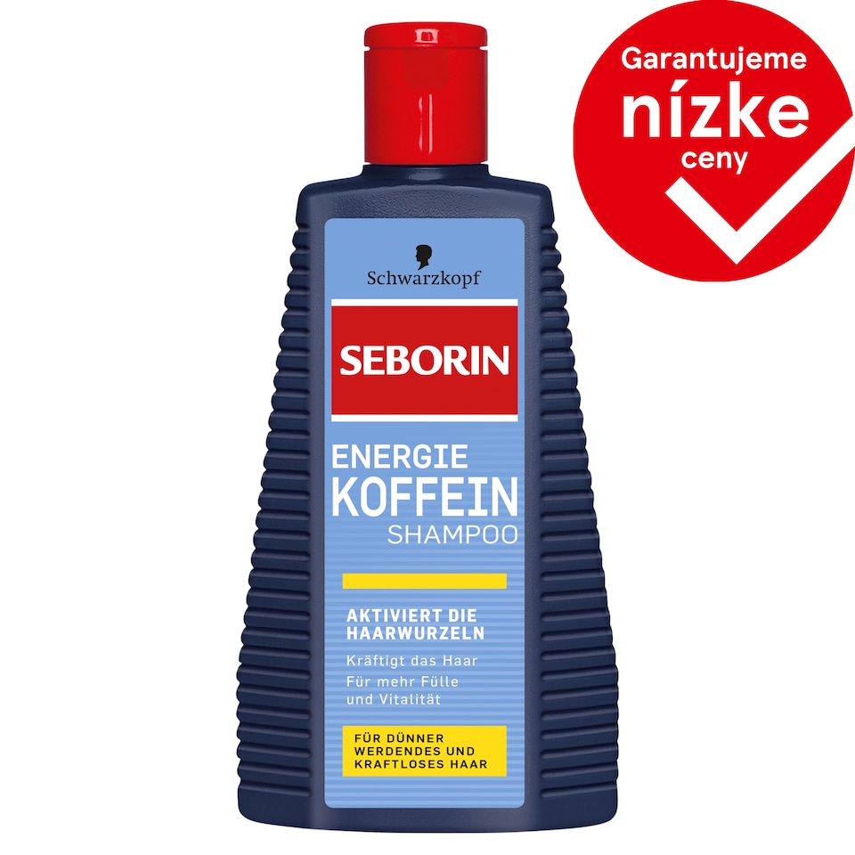 Schwarzkopf Seborin Kofeínový šampón pre rednúce a zľahnuté vlasy 250 ml