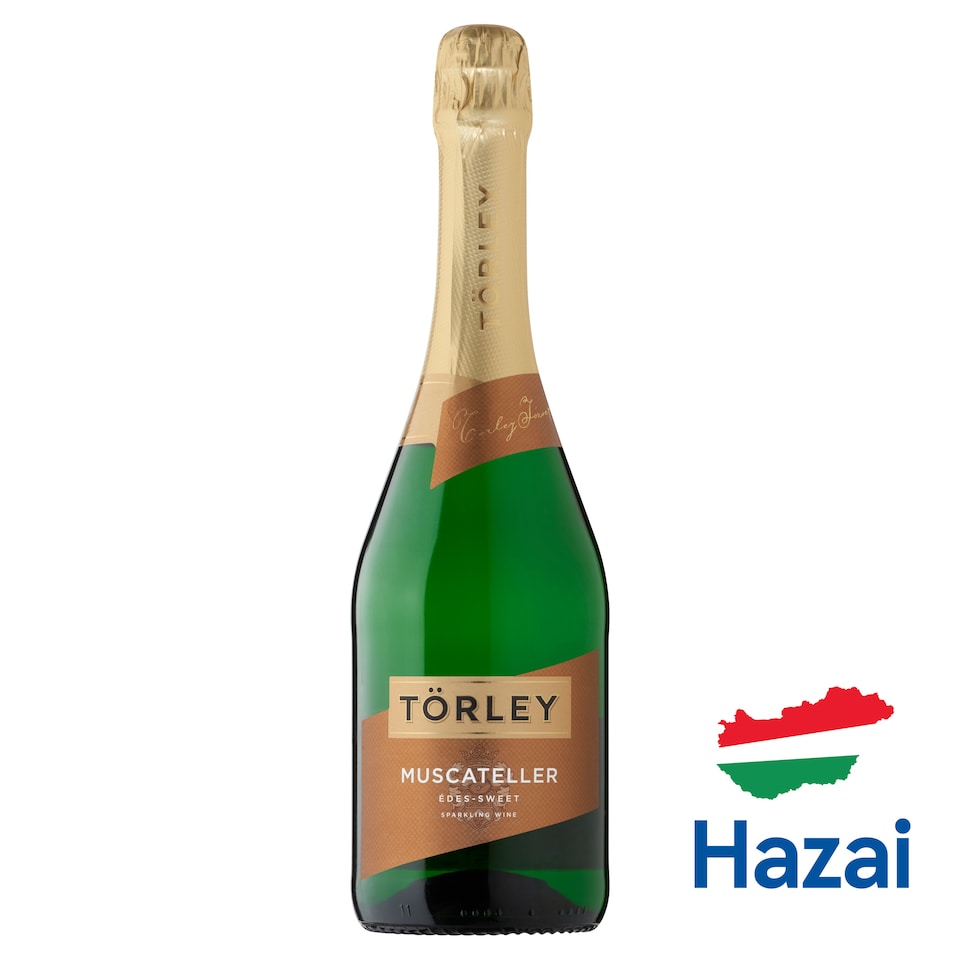 Törley Muscateller édes, fehér pezsgő 10,5% 0,75 l