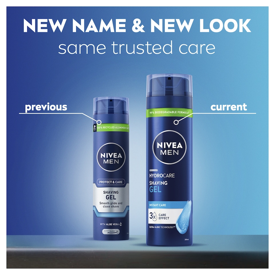 image 1 of NIVEA MEN Protect & Care Moisturising Shaving Gel 200ml