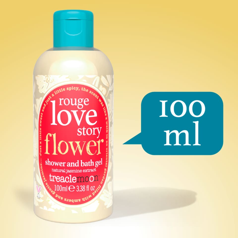 image 1 of Treacle Moon Rouge Love Story Flower Shower & Bath Gel 100ml