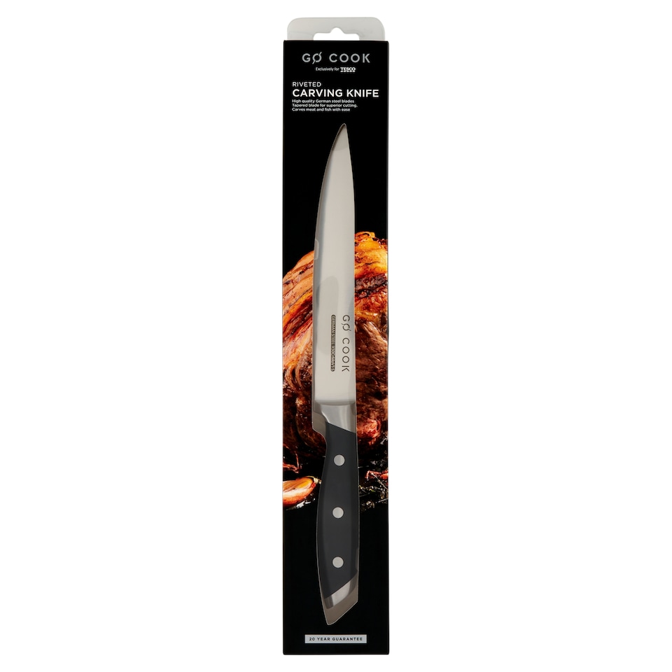 Go Cook Riveted Carving Knife